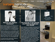 Tablet Screenshot of barbers.nl